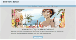 Desktop Screenshot of bbbtrafficschool.com